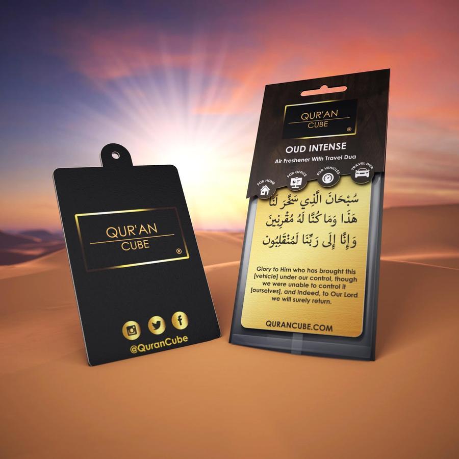 Oud Intense Car Air Freshener With The Travel Dua-almanaar Islamic Store