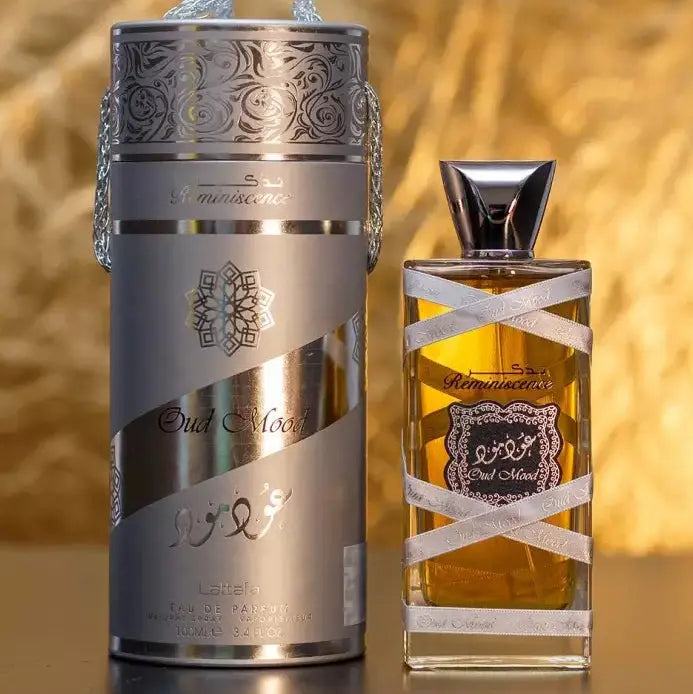 Oud Mood Reminiscence Silver Eau De Parfum 100ml Lattafa-almanaar Islamic Store