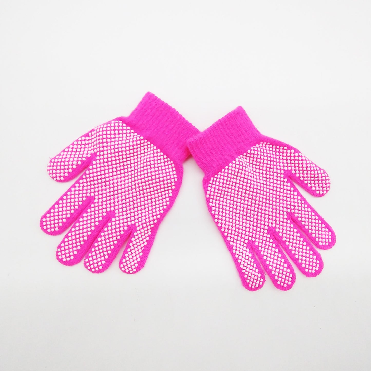 Pair kids Hand Gloves - Pink-almanaar Islamic Store