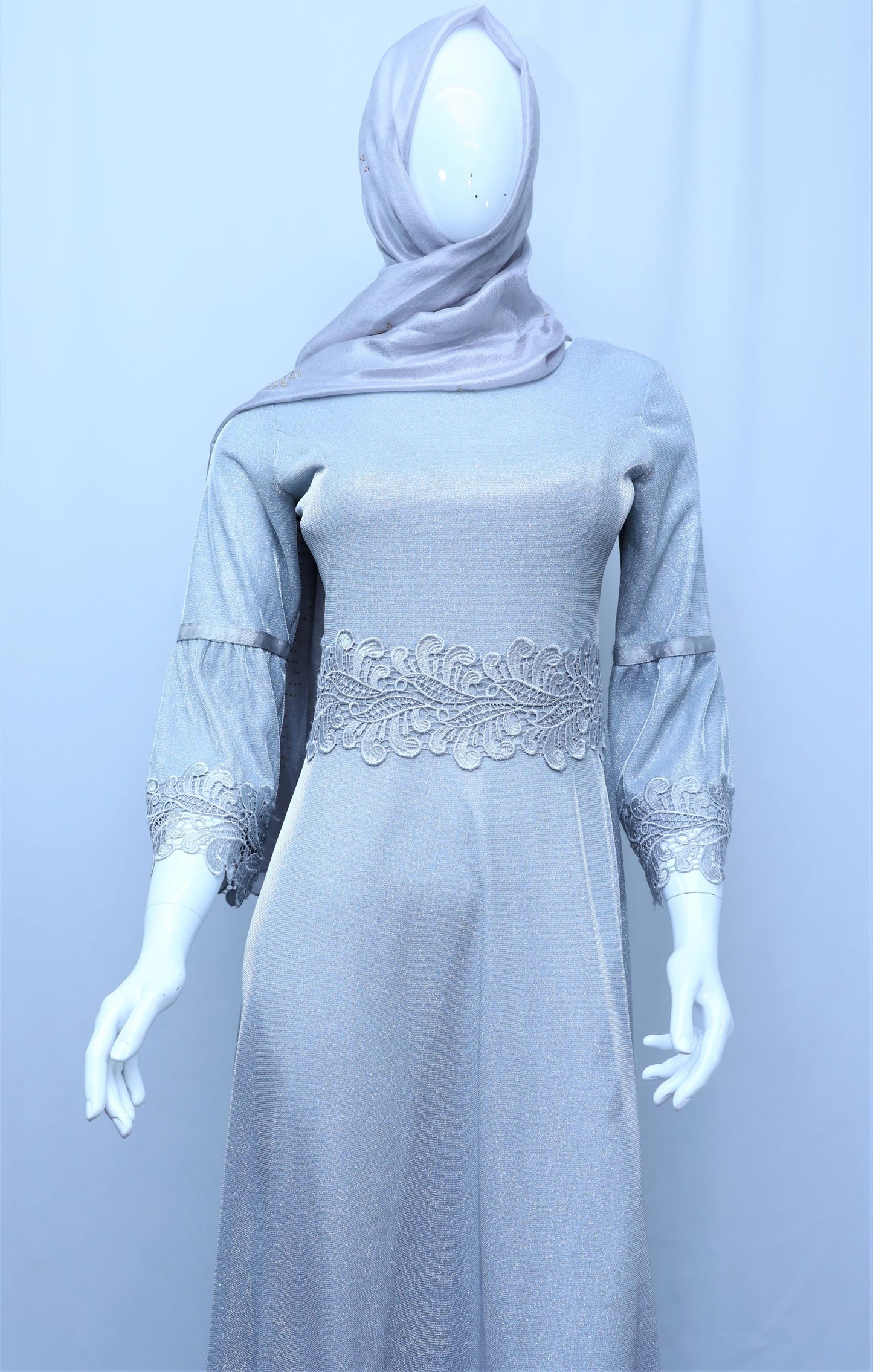 Party Wear Elegant Long Gown-almanaar Islamic Store