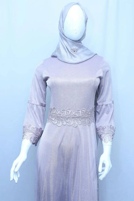 Party Wear Elegant Long Gown - Almanaar Islamic Store
