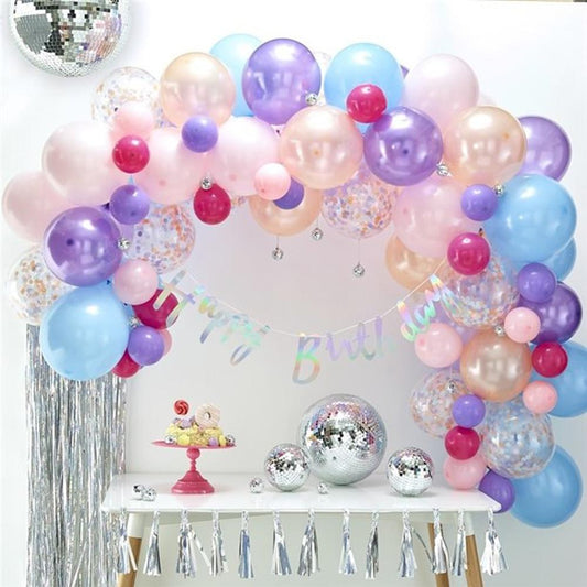 Pastel Balloon Arch (Balloons)-almanaar Islamic Store