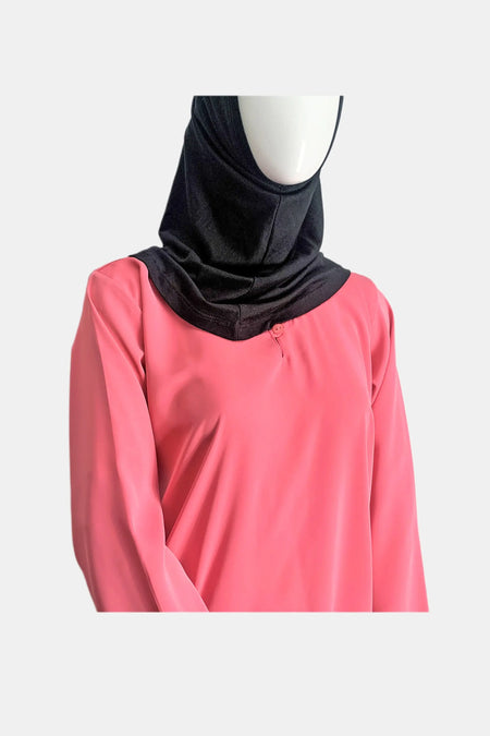 Plain Korean Nida Abaya With A Pocket-almanaar Islamic Store