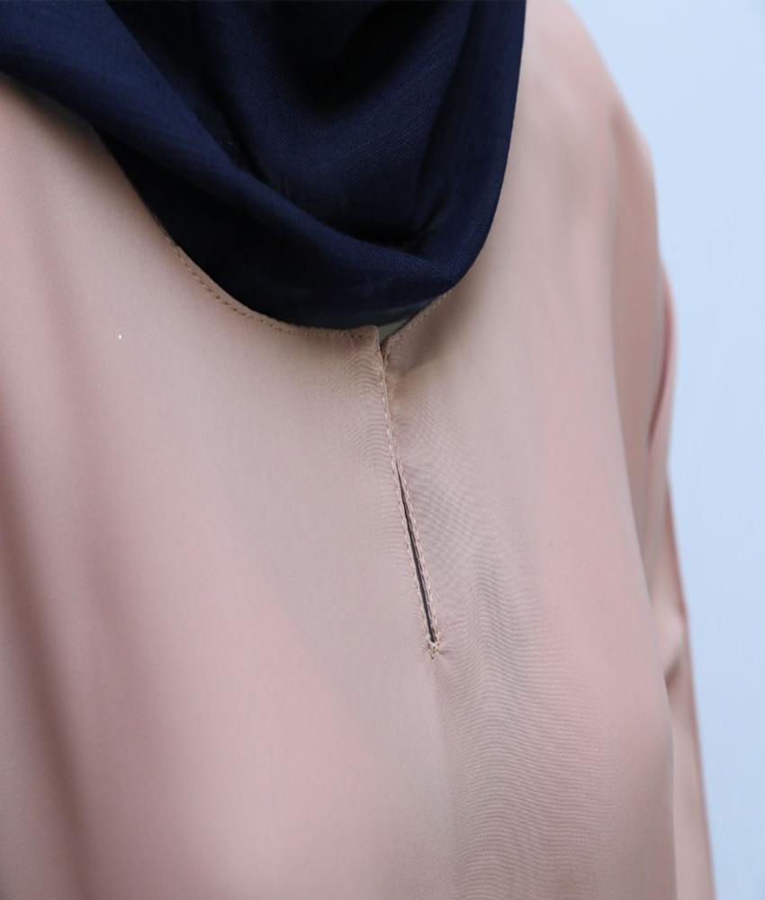 Plain Korean Nida Abaya With A Pocket-almanaar Islamic Store