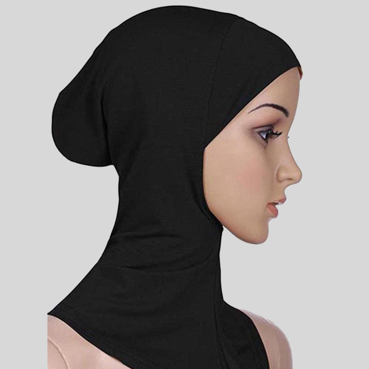 Plain Ninja Bonnet Black-almanaar Islamic Store