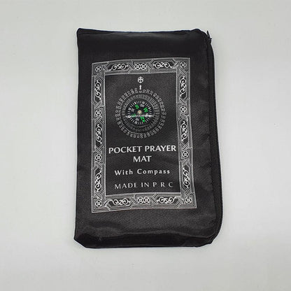 Travel Pocket Prayer Mat With Compass Musalla-almanaar Islamic Store