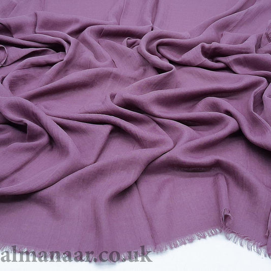 Premium Cotton Blend Hijab- Dusty Purple-almanaar Islamic Store