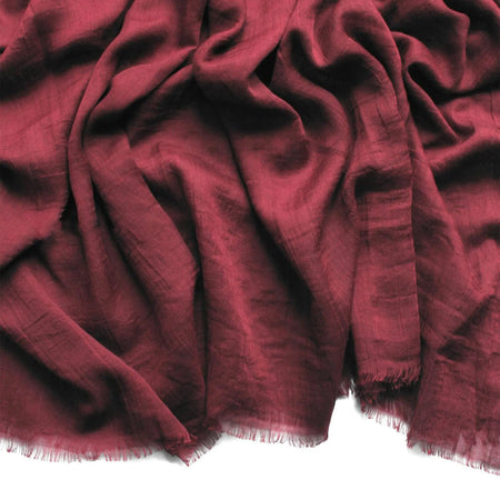 Premium Cotton Blend Hijab- Maroon-almanaar Islamic Store