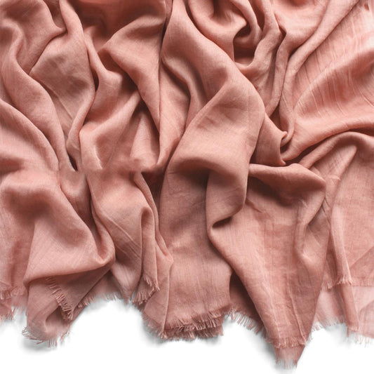 Premium Cotton Blend Hijab - Rose Pink-almanaar Islamic Store