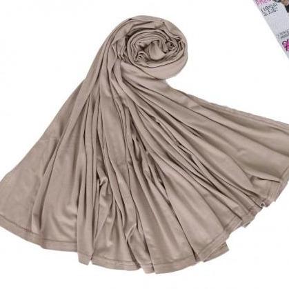 Premium Jersey Maxi Hijab - Mocha-almanaar Islamic Store