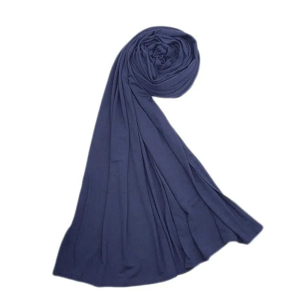 Premium Jersey Maxi Hijab - Navy-almanaar Islamic Store