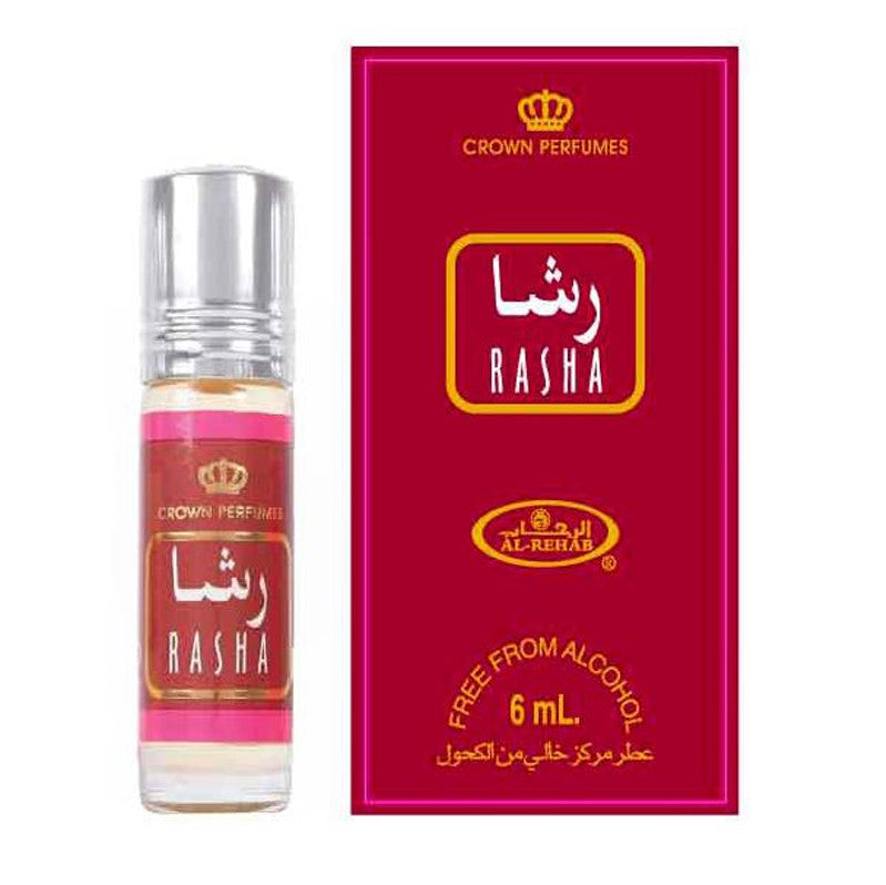 Rasha Concentrated Perfume Oil 6ml Al Rehab-almanaar Islamic Store
