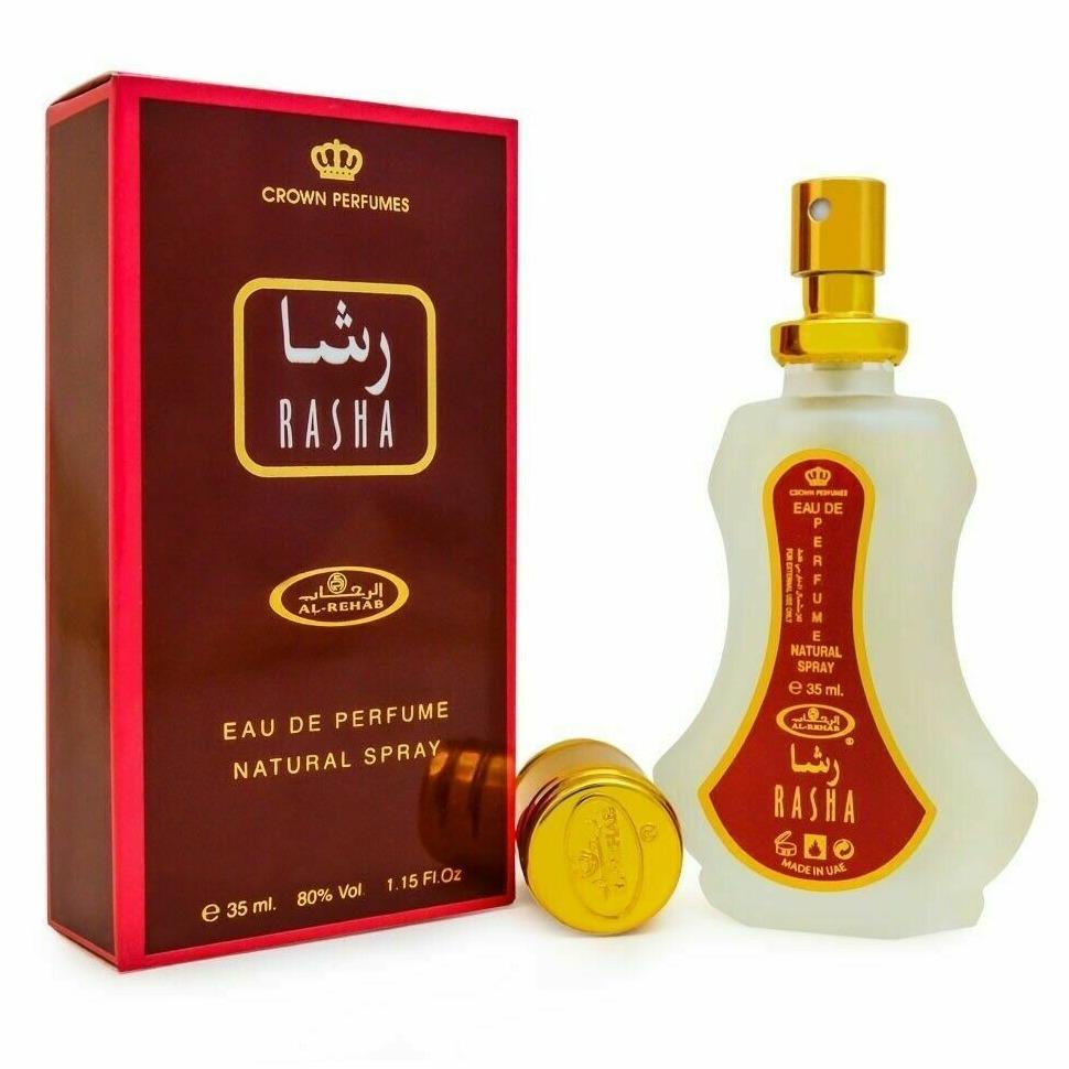 Rasha Perfume Spray 35ml By Al Rehab-almanaar Islamic Store
