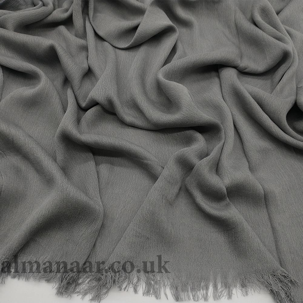 Rayon Hijab - light Grey-almanaar Islamic Store