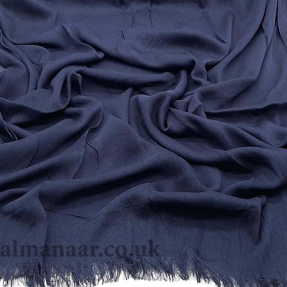 Rayon Hijab- Navy Blue-almanaar Islamic Store