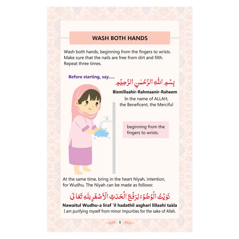 Salat for Children – Girls (With Colour Illustrations)-almanaar Islamic Store