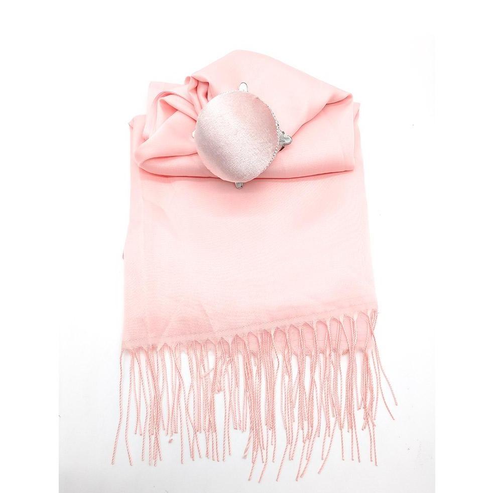 Satin Silk Hijab - Soft Pink-almanaar Islamic Store