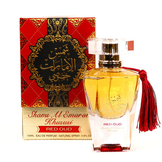 Shams Al Emarat Khususi RED OUD Eau De Parfum 100ml Ard Al Zaafaran-almanaar Islamic Store