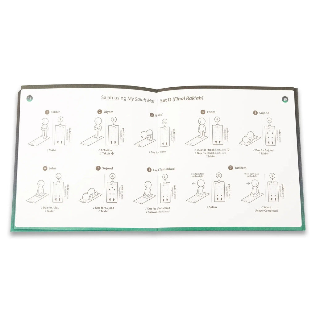 My Salah Mat Smart Interactive Adult Prayer Mat - Learn To Pray Connect With Allah Learn Salah-almanaar Islamic Store