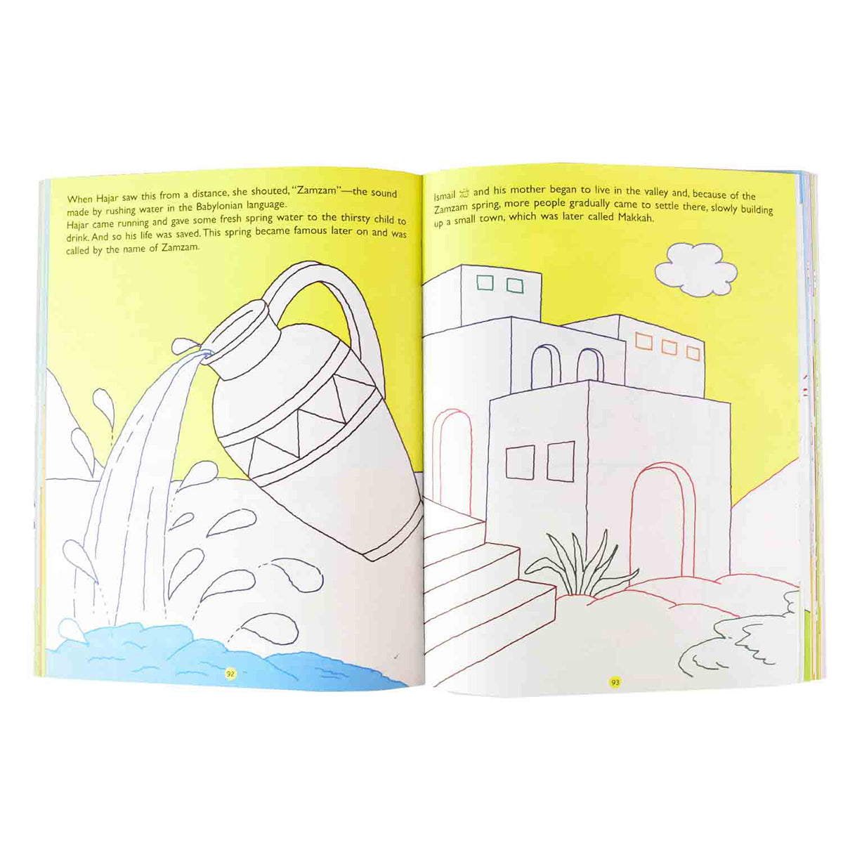 Stories from the Quran Big Colouring Book-almanaar Islamic Store