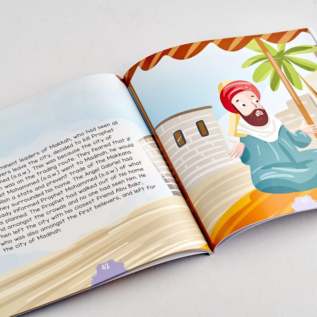 The Messengers of Allah - Prophet Mohammed (s.a.w.) 2 Books Set for Children (Stories, Activities, Glossary, Q&A)-almanaar Islamic Store