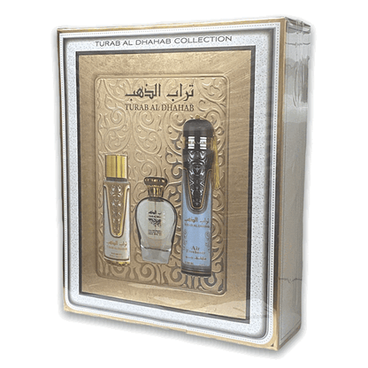 Turab Al Dhahab 3 Piece Gift Set Collection Ard Al Zaafaran-almanaar Islamic Store