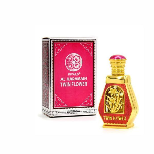 Twin Flower Concentrated Perfume Oil 15ml Al Haramain-almanaar Islamic Store