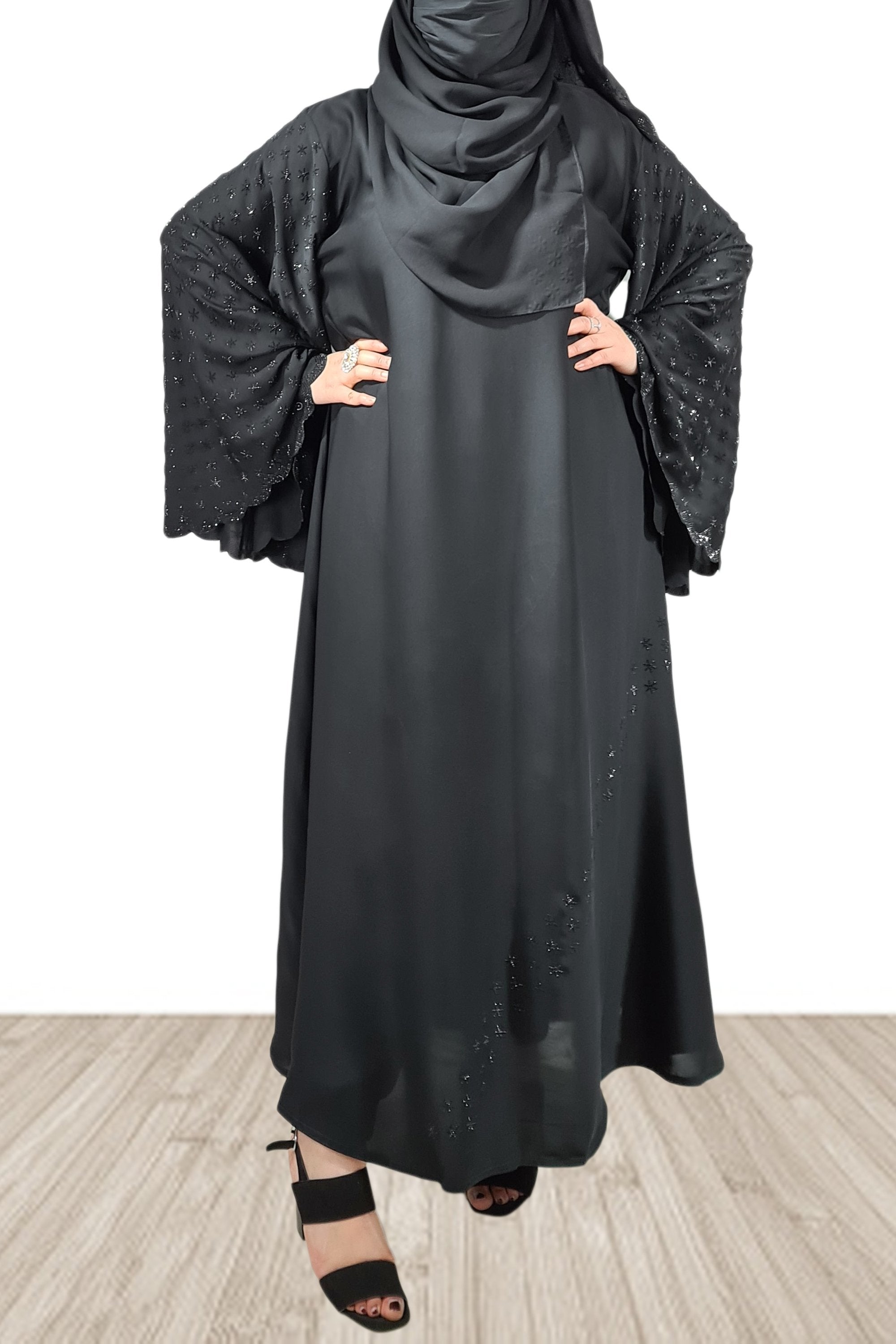 Umbrella Sleeves Star Balloon Premium Abaya-almanaar Islamic Store