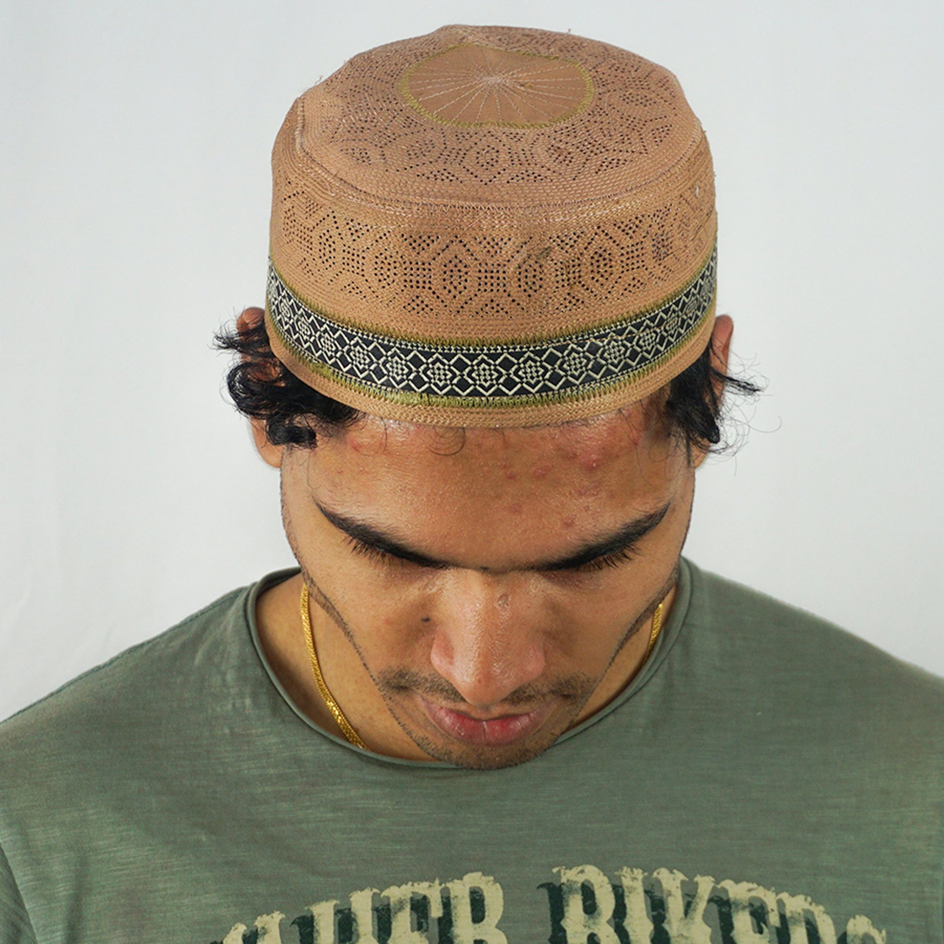 Unique Design Embroidery Muslim Mens Prayer Caps-almanaar Islamic Store