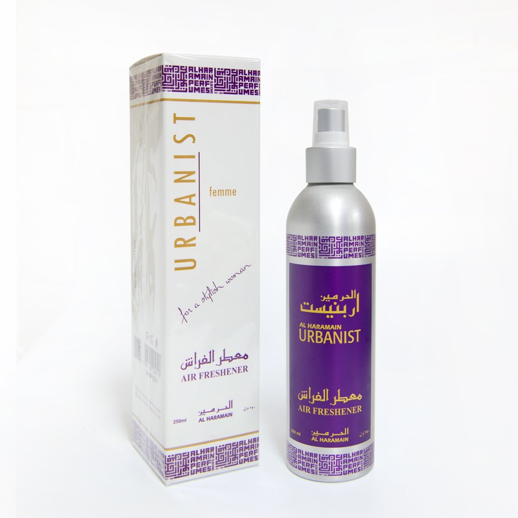 Urbanist Femme Air Freshener 250ml Al Haramain-almanaar Islamic Store