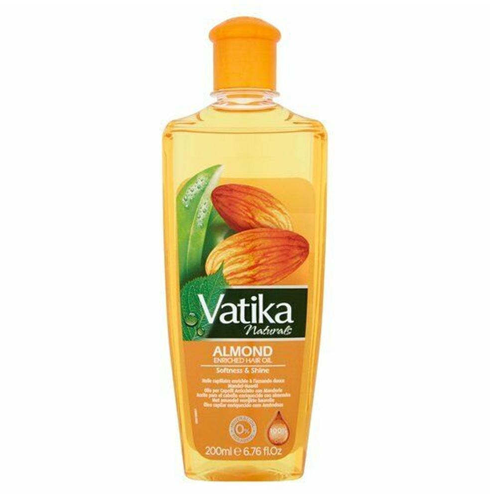 Vatika Naturals Almond Hair Oil 200ml-almanaar Islamic Store