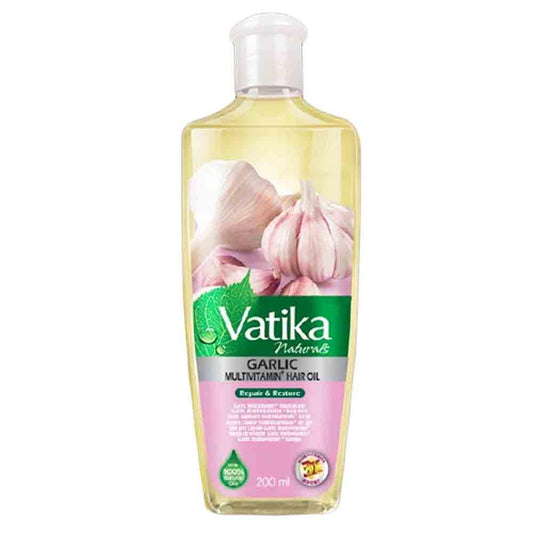 Vatika Naturals Garlic Hair Oil 200ml-almanaar Islamic Store