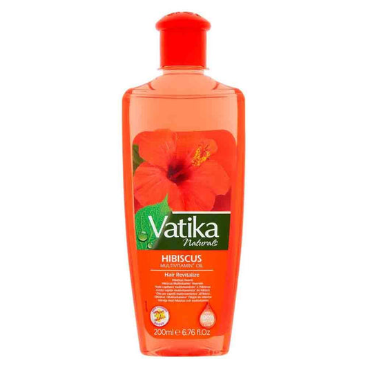 Vatika Naturals Hibiscus Multivitamin+ Hair Oil 200ml-almanaar Islamic Store