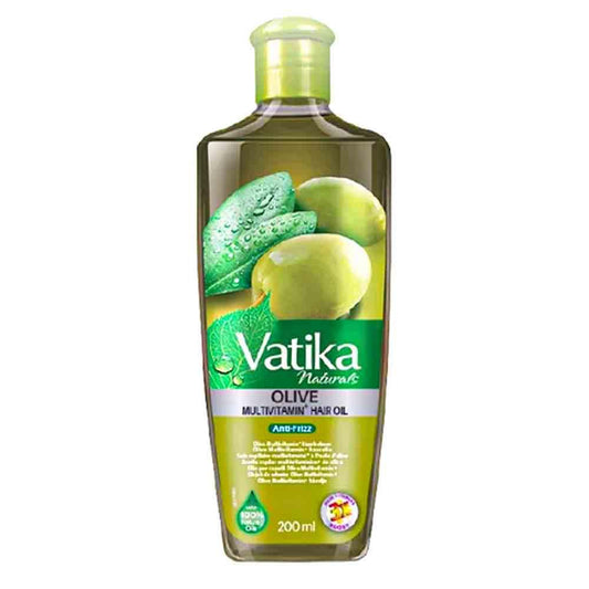 Vatika Naturals Virgin Olive Hair Oil 200ml-almanaar Islamic Store