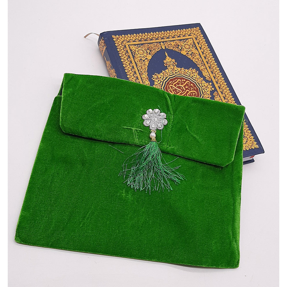 Velvet Quran Cover-almanaar Islamic Store