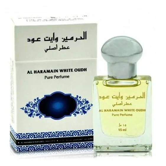 White Oudh Concentrated Perfume Oil 15ml Al Haramain-almanaar Islamic Store