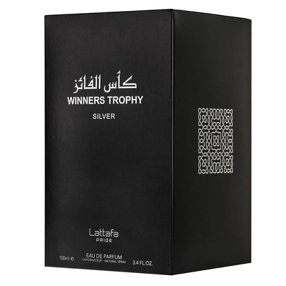 Winners Trophy Silver Eau De Parfum 100ml Lattafa Pride-almanaar Islamic Store