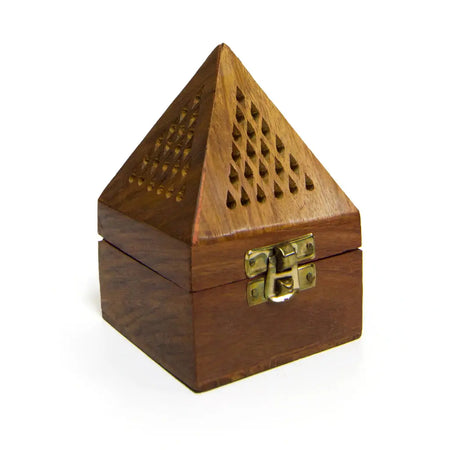 Wooden Pyramid Burner , Small-almanaar Islamic Store